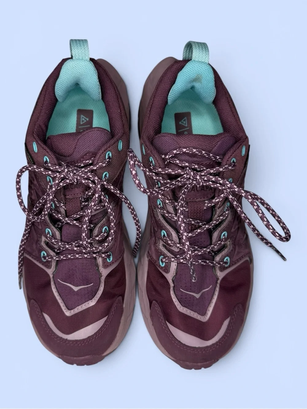 HOKA Anacapa Low GTX Gore-Tex Hiking Shoes Women’s US 6B Grape Wine/Elderberry